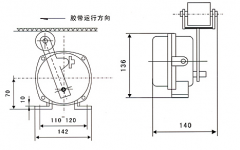 速度開關(guān)，測(cè)速傳感器XSAV11801（低速型）高低速速度開關(guān)